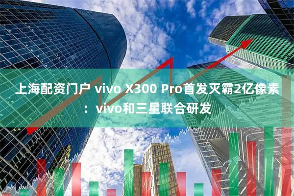 上海配资门户 vivo X300 Pro首发灭霸2亿像素：vivo和三星联合研发